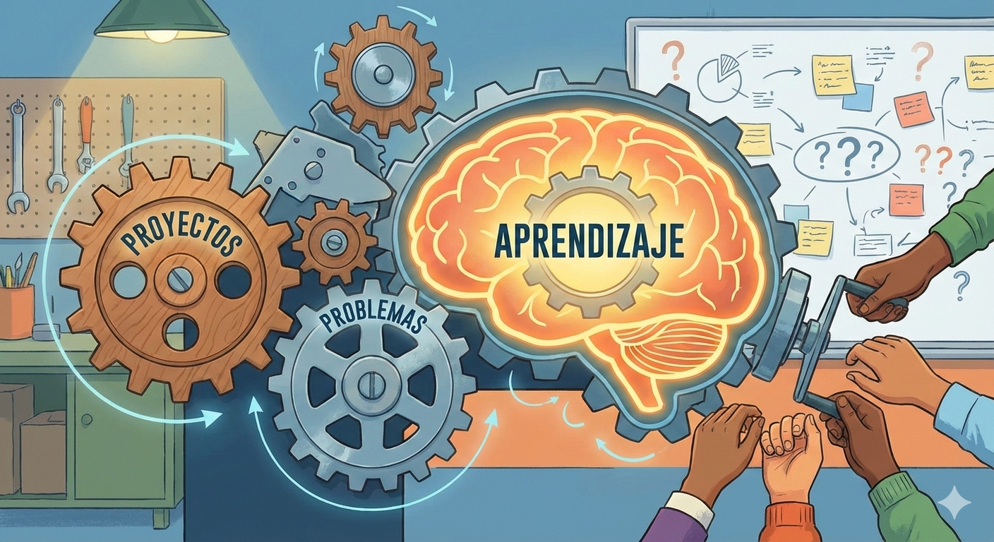Metodologías activas en acción: Proyectos y problemas como motores del aprendizaje